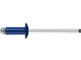 Blind rivet 4.0х10 alum/steel zinc plated RAL 5002 Ultramarine blue (200 pcs/plastic box) STARFIX