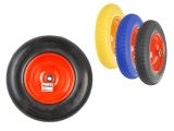 Polyurethane wheel. 4.00-8&quot; (bearing reinforcement O35x16mm, for axle 16x60mm)