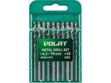 Metal drill bit HSS 4.2х43х75mm (10PCS/SET) ВОЛАТ