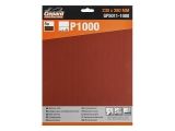 Sanding handle sheet 230х280mm Р1000 grit, paper (5PCS/PACK) GEPARD