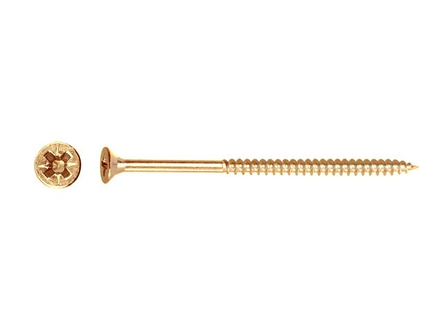 Chipboard screw yellow zp plated 5.0х100 (100 pcs/carton box) STARFIX