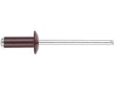 Blind rivet 3.2х8 alum/steel zinc plated RAL 3005 (50 pcs/polybag) STARFIX