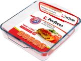 Rectangular glass roaster, 1.5 l, 240x200x50 mm, PERFECTO LINEA