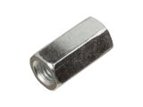 Hex coupling nut М6 zp (2 pcs/polybag) STARFIX