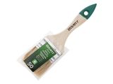 Flat brush 2&quot;-50mm, natural white bristle, wooden handle VOLAT