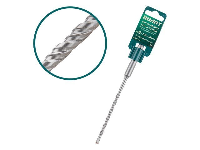 SDS-plus drill bit 5х100х160mm ВОЛАТ