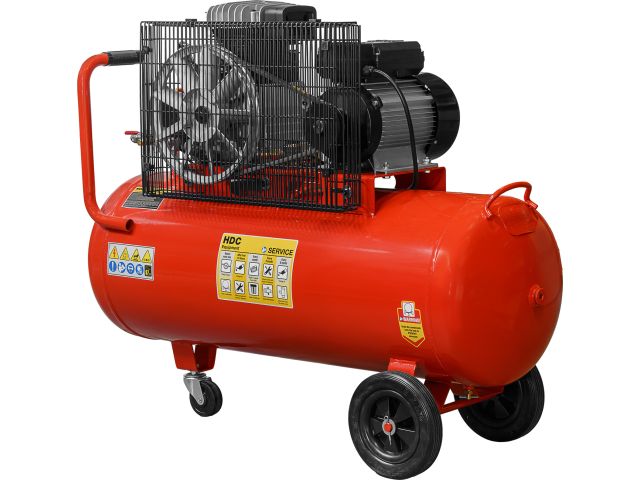 Image 3 Air compressor HDC HD-A101 belt drive