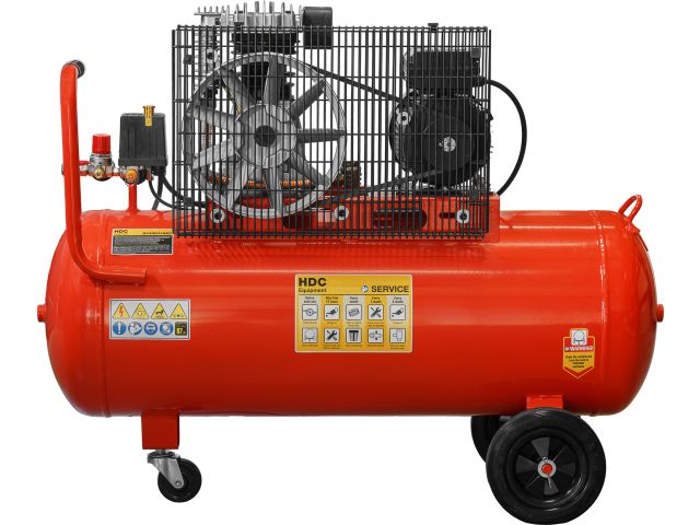 Image 4 Air compressor HDC HD-A101 belt drive