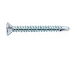Window screw 3,9x38 mm flat head with 4 ribs under head phillips sharp point hardened  (9000 pcs/carton) STARFIX