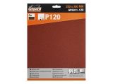 Sanding handle sheet 230х280mm Р120 grit, paper (5PCS/PACK) GEPARD