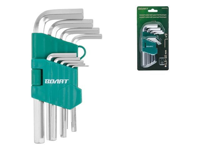 Hex key set 1.5-10mm 9pcs VOLAT