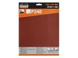 Sanding handle sheet 230х280mm Р240 grit, paper (5PCS/PACK) GEPARD