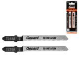 Jig saw blades for metal T218A (2PCS/SET) GEPARD