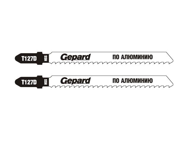 Jig saw blades for aluminum T127D (2PCS/SET) GEPARD