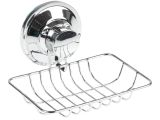 Soap dish with suction cup, chrome plated steel, FIX LOCK, PERFECTO LINEA
