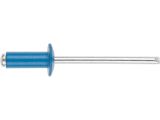 Blind rivet 3.2х8 alum/steel zinc plated RAL 5005 (50 pcs/polybag) STARFIX
