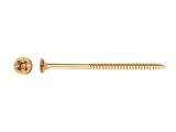 Chipboard screw yellow zp plated 4.5х70 (80 pcs/plastic box) STARFIX
