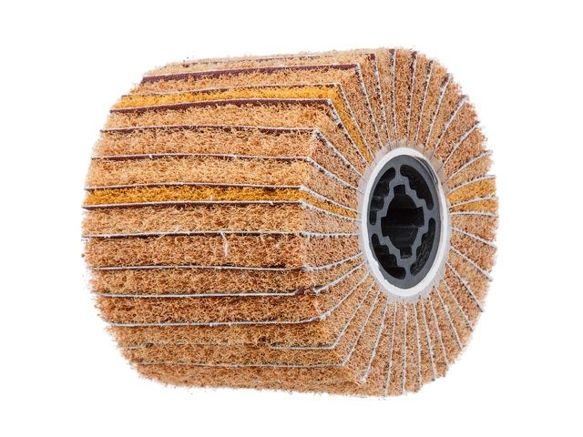 Combined petal/nylon brush 100x120 mm P120 WORTEX