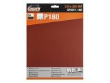 Sanding handle sheet 230х280mm Р180 grit, paper (5PCS/PACK) GEPARD