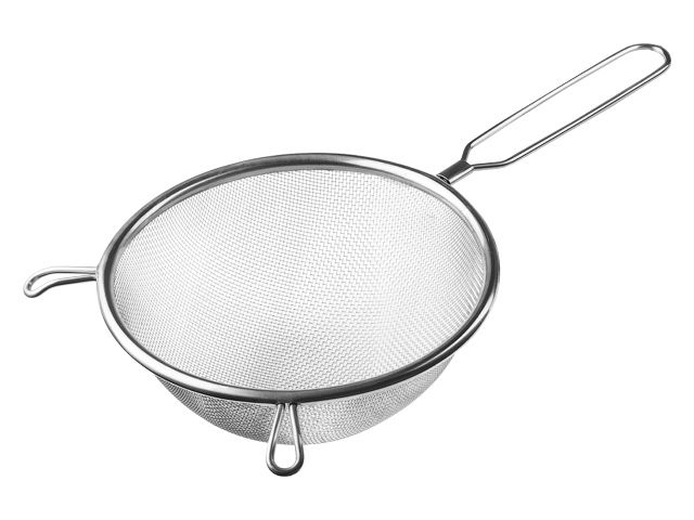 Strainer with handle, stainless steel, diam.16cm, PERFECTO LINEA
