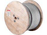 Steel wire rope in PVC М12(10) DIN 3055 zinc plated (100 meters) STARFIX