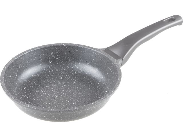 Frying pan 22x5.5 cm, aluminium, non-stick coating, for induction stoves, Grey series, PERFECTO LINEA