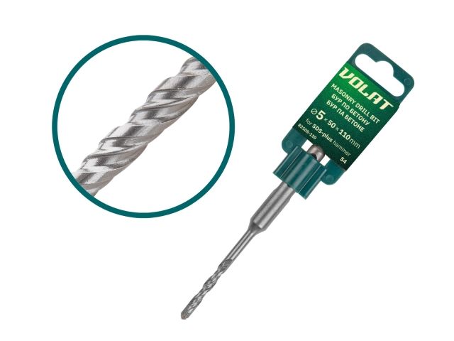 SDS-plus drill bit 5х50х110mm ВОЛАТ