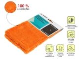 Microfiber mop refill, orange, PERFECTO LINEA