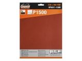 Sanding handle sheet 230х280mm Р1500 grit, paper (5PCS/PACK) GEPARD