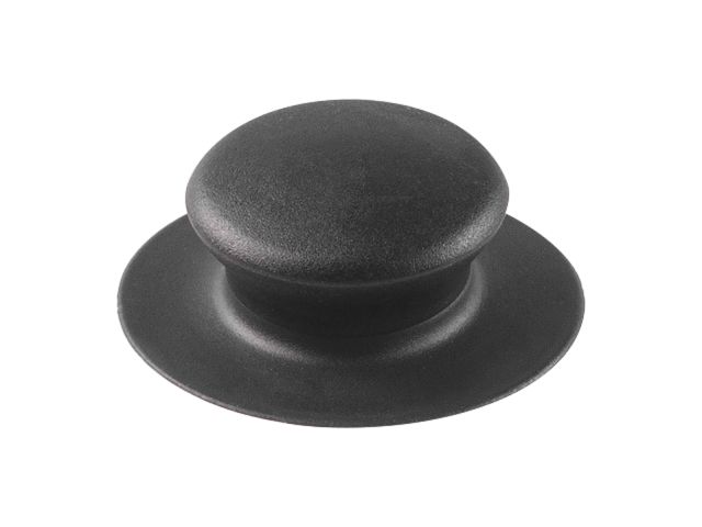 Bakelite handle for glass lid, black, PERFECTO LINEA
