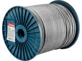 Steel wire rope in PVC М5(4) DIN 3055 zinc plated (200 meters) STARFIX