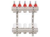 Manifold (Brass) AVE777, 5 ways, AV Engineering