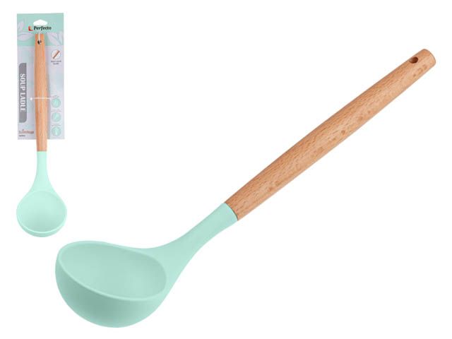 Soup ladle, EcoVillage, turquoise, PERFECTO LINEA