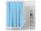 Shower curtain (12 rings included), 180x180 cm, Secret, starry sky, PERFECTO LINEA