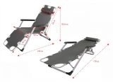 Watch image 2 Folding chair, gray, ARIZONE