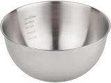Whipping bowl, stainless steel,diаm. 18.5 cm, with measuring scale, CHEF series, PERFECTO LINEA