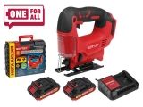 Li-ion Cordless Jig Saw WORTEX CJS 6529 ALL1 with bat. and char.