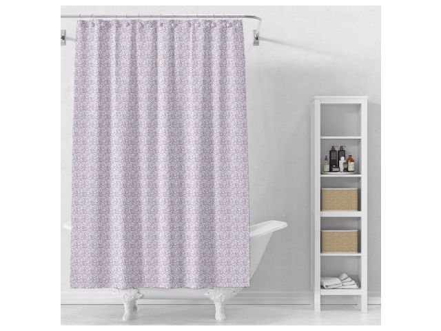 Shower curtain (12 rings included), 180x180 cm, Secret, roses, PERFECTO LINEA