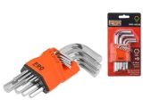 Hex wrench set 9pcs short type PRO STARTUL