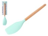 Silicone scraper, 32 х 6 cm, EcoVillage, turquoise, PERFECTO LINEA