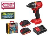 Li-ion Cordless Impact Screwdrive WORTEX CWR 0118 ALL1 with bat. and char.