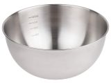 Whipping bowl, stainless steel,diаm. 21.5 cm, with measuring scale, CHEF series, PERFECTO LINEA