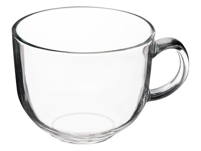 Glass bouillon mug, 400 ml, Clear, PERFECTO LINEA