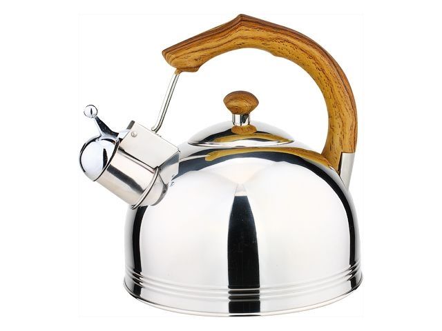 Whistling kettle, stainless steel, 2.5 L, Kenyan Sunrise, PERFECTO LINEA