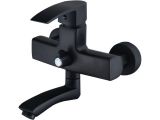 One handle (D35) zinc bath faucet, black, ECONOCE