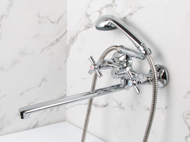 Image 4 Two handle bath faucet zinc (type I), series 420 ECONOCE