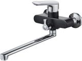 One handle (D35) zinc bath faucet, black, ECONOCE