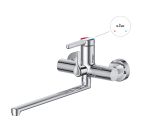 One handle brass bath faucet D35, Lotus series, chrome, a-five