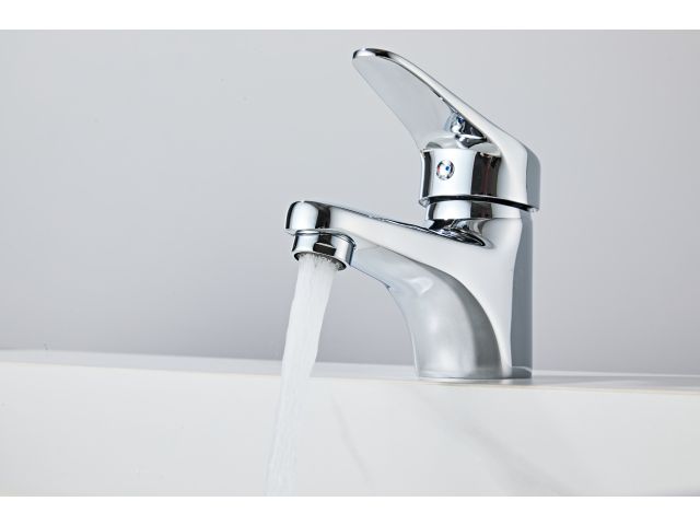 Image 21 One handle brass basin faucet D40, Crocus series, chrome, a-five