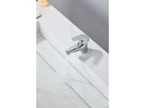 Watch image 17 One handle brass basin faucet D40, Crocus series, chrome, a-five